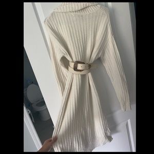Banana Republic Ivory Sweater Dress